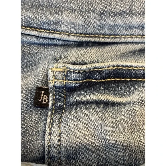 Judy Blue Womens 20W Boyfriend Fit Jeans Light Wash Stretch Cuffed JB82335 - Picture 5 of 12